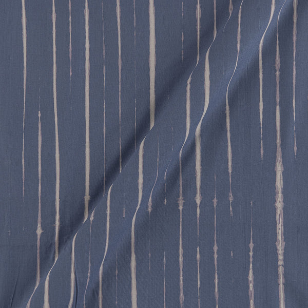Cotton Tie Dye Blue Grey Colour Fabric 9362J