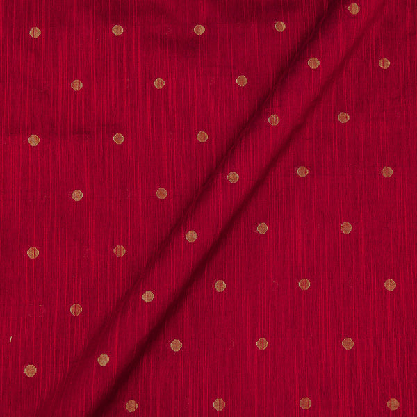 Spun Dupion Brick Red Colour 43 Inches Width Golden Butta Fabric freeshipping - SourceItRight
