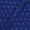 Spun Dupion Cobalt Blue Colour Golden Butta 43 Inches Width Fabric freeshipping - SourceItRight