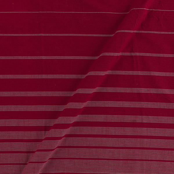 Cotton Maroon Colour Stripes 43 Inches Width Fabric freeshipping - SourceItRight