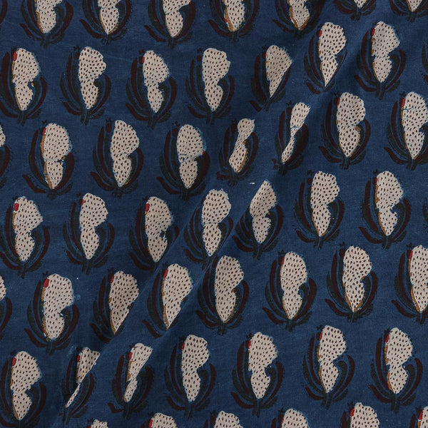 Cotton Bagru Indigo Colour Quirky Print Fabric 9380K Online