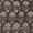 Buy Dark Cedar Colour Floral Pattern Block Print Dabu Cotton Fabric Online 9383CQ