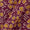 Buy Dabu Plum Colour Floral Pattern Block Print Cotton Fabric Online 9383EE