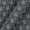 Buy Dabu Grey Colour Floral Pattern Block Print Cotton Fabric Online 9383EF