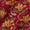 Cotton Maroon Colour Floral Jaal Block Print 43 Inches Width Fabric Cut of 1.30 Meter
