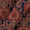 Cotton Mul Dark Blue Colour Ethnic Butta Print Fabric Online 9385BE1