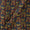 Dobby Cotton Authentic Jaipuri Ajrakh Multi Colour Geometric Print Fabric Online 9396AU