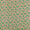 Cotton Slub Pale Green Colour Floral Butta Silver Foil 43 Inches Width Printed Fabric freeshipping - SourceItRight