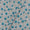 Cotton Slub Ash Grey Colour Floral Butta Silver Foil 42 Inches Width Printed Fabric freeshipping - SourceItRight