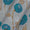 Cotton Slub Ash Grey Colour Floral Butta Silver Foil 42 Inches Width Printed Fabric freeshipping - SourceItRight