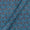 Cotton Aqua Blue Colour Jaal Print Fabric Online 9417AK3