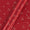 Gaji Bandhej  Mars Red Colour Fabric freeshipping - SourceItRight