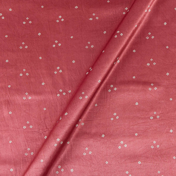 Gaji Dusty Pink Colour Bandhani Print Fabric 9418BI 
