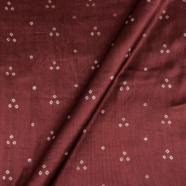 Buy Gaji Bandhej Brown Colour Fabric Online 9418BN