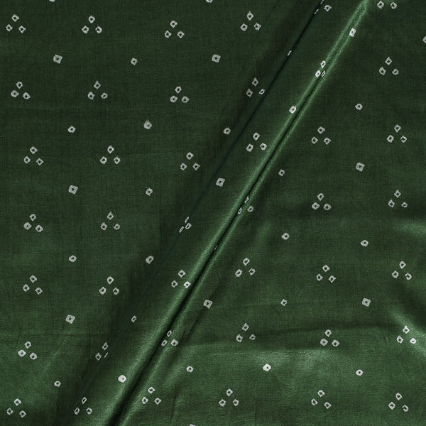 Buy Gaji Bandhej Forest Green Colour Fabric Online 9418DM