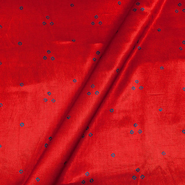 Buy Gaji Bandhej Poppy Orange Colour Fabric Online 9418N 