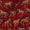 Cotton Authentic Bagru Brick Red Colour Horse Motif Block Print Fabric 9421AB Online