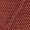 Cotton Authentic Bagru Brick Red Colour Floral Block Print Fabric 9421AG Online