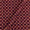 Cotton Authentic Kalamkari Bagru Maroon Colour Geometric Block Print Fabric 9421GT Online