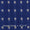 Handloom Cotton Royal Blue Colour Double Ikat Fabric Online 9438BN3
