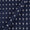 Handloom Cotton Dark Blue X Black Cross Tone Double Ikat Fabric Online 9438BN4 