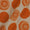 Dabu Cotton Orange Colour Geometric Block Print Fabric freeshipping - SourceItRight
