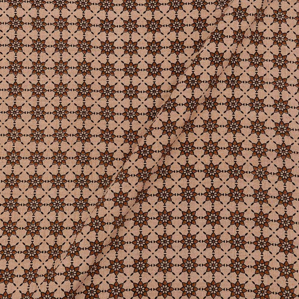 Gamathi Cotton Natural Dyed Geometric Print Off White Colour 45 Inches Width Fabric freeshipping - SourceItRight