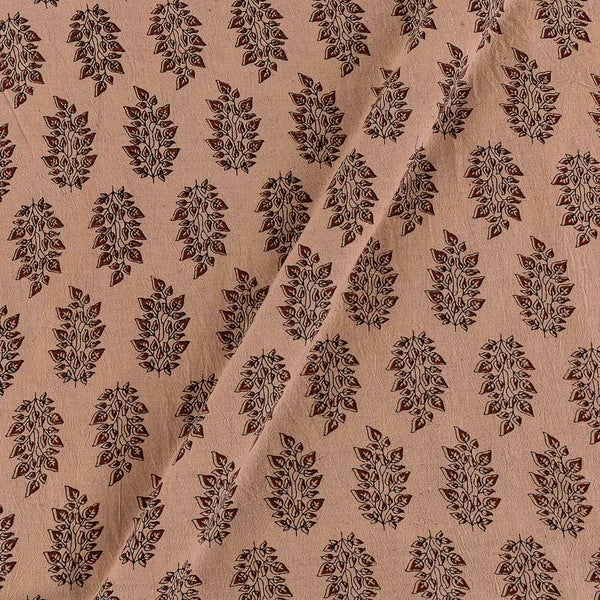 Buy Gamathi Cotton Natural Dyed Leaves Print Off White Colour Fabric Online 9445AFQ