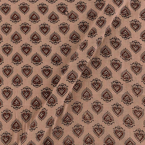 Buy Gamathi Cotton Natural Dyed Leaves Print Off White Colour Fabric Online 9445MK