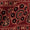Gamathi Cotton Maroon Colour Double Kaam Natural All Over Border Print 46 Inches Width Fabric freeshipping - SourceItRight