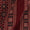 Gamathi Cotton Natural Dyed All Over Border Print Maroon Colour Fabric freeshipping - SourceItRight
