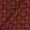 Gamathi Cotton Natural Dyed Geometric Print Maroon Colour 45 Inches Width Fabric freeshipping - SourceItRight