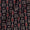 Gamathi Cotton Black Colour Double Kaam Natural Geometric Print Fabric freeshipping - SourceItRight