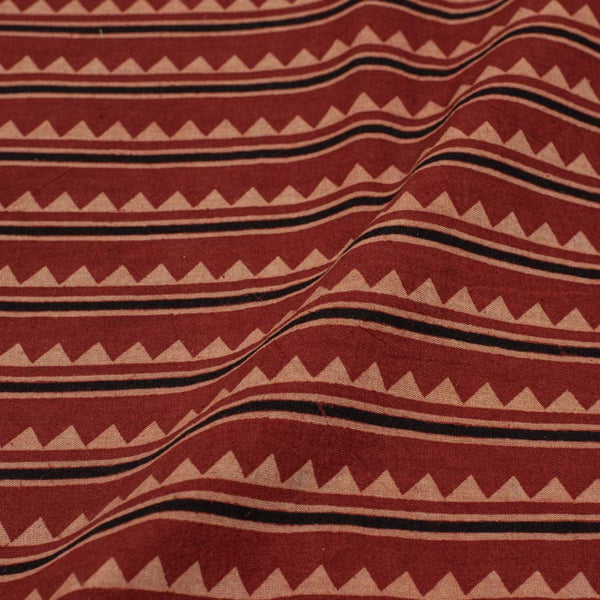 Gamathi Cotton Maroon Colour Double Kaam Vegetable Print  Fabric cut of 0.85 Meter freeshipping - SourceItRight