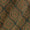 Ajarakh Cotton Dark Green Colour Natural Dye Geometric Print Fabric 9446AAV Online
