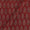 Ajarakh Cotton Brick Red Colour Natural Dye Leaves Print Fabric 9446LR Online