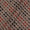 Ajrakh Cotton Cedar Colour Natural Dye Block Print 3 Kam Geometric Fabric freeshipping - SourceItRight