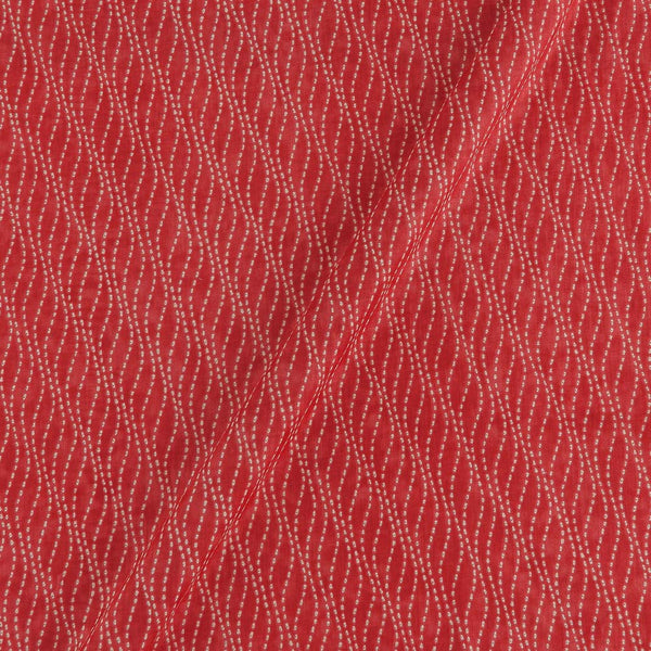 Soft Cotton Carrot Colour Shibori Patttern Fabric 9450EY Online
