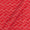Soft Cotton Crimson Red Colour Chevron Print Fabric 9450GK