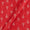 Soft Cotton Crimson Red Colour Floral Print Fabric 9450GU
