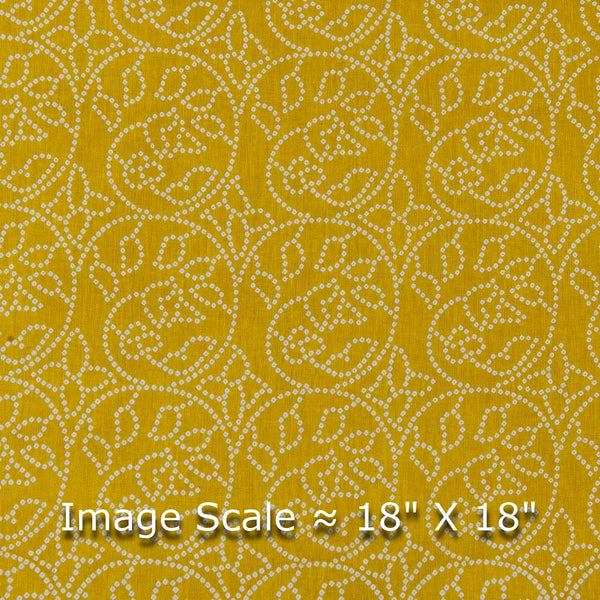 Buy Cotton Mustard Yellow Colour Floral Print Fabric 9072BM-cpg16 Online -  SourceItRight