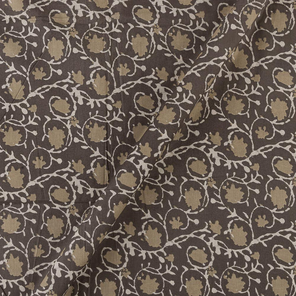 Cotton Dabu Cedar Colour Jaal Print Fabric Online 9451CK