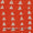 Bhagalpur Cotton Silk Fanta Orange Colour Geometric Batik Print Jacquard Fabric Online 9453AB