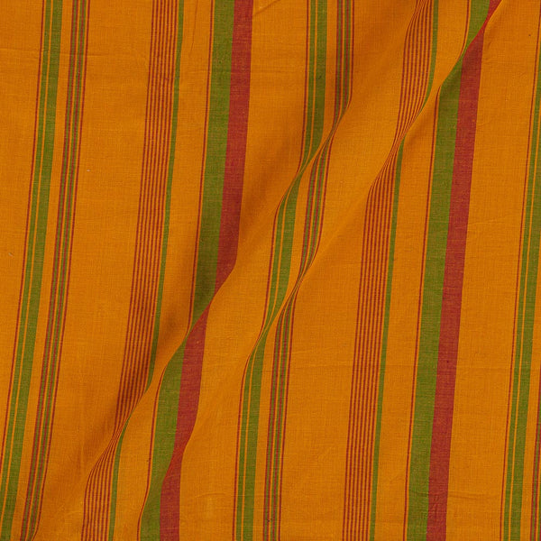 Cotton Mustard Orange Colour 43 Inches Width Stripes Fabric freeshipping - SourceItRight