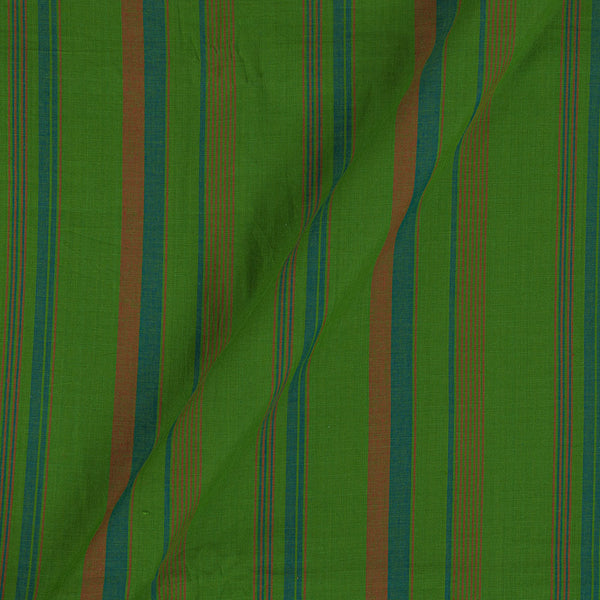 Cotton Dark Green Colour 43 Inches Width Stripes Fabric freeshipping - SourceItRight