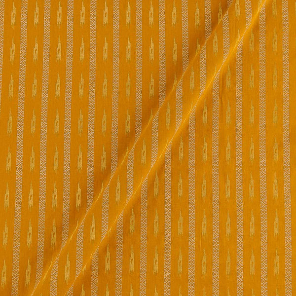 Cotton Mustard Colour Ikat Inspired Print 42 Inches Width Fabric freeshipping - SourceItRight