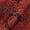  Ajrakh Pattern Natural Dyed Mashru Gaji Brick Red Colour Block Print Fabric Online 9506TF