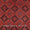  Ajrakh Pattern Natural Dyed Mashru Gaji Brick Red Colour Block Print Fabric Online 9506TF