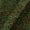 Ajrakh Pattern Natural Dyed Mashru Gaji Dark Green Colour Block Print Fabric Online 9506TN