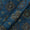 Mashru Gaji Steel Blue Colour Ajrakh Hand Block Print Fabric Online 9506UQ3